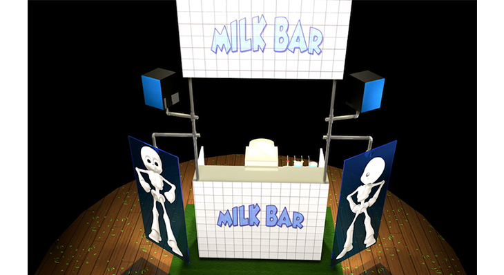 Milkbar - Une scénographie Auréol