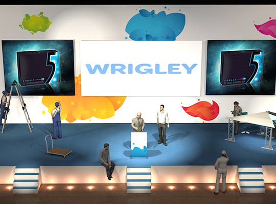 Wrigley - Une scénographie Auréo